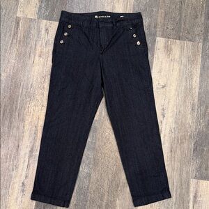 Anne Klein Women's Dark Blue Trousers size 14